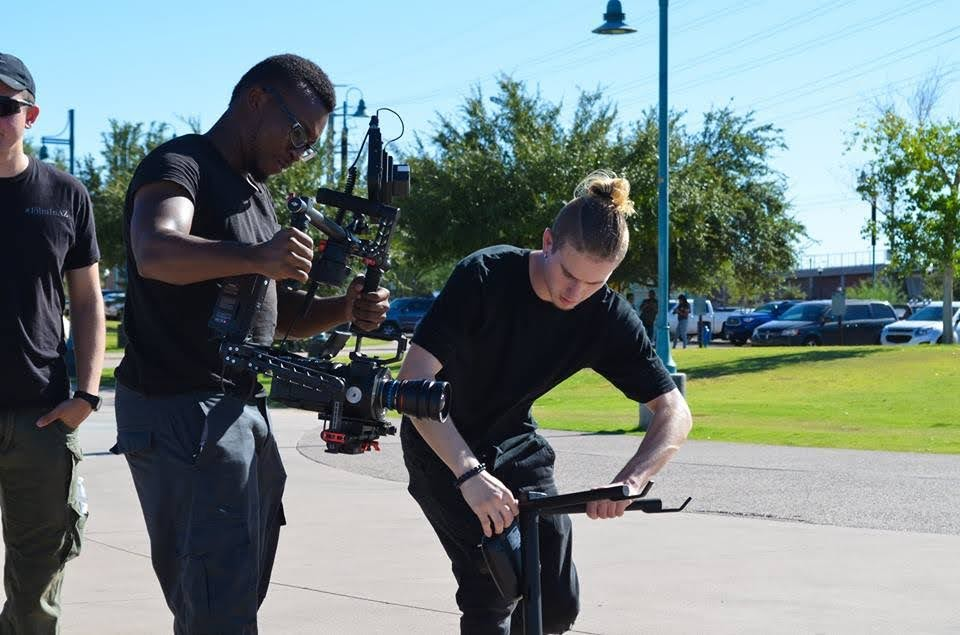 An ad's video production.